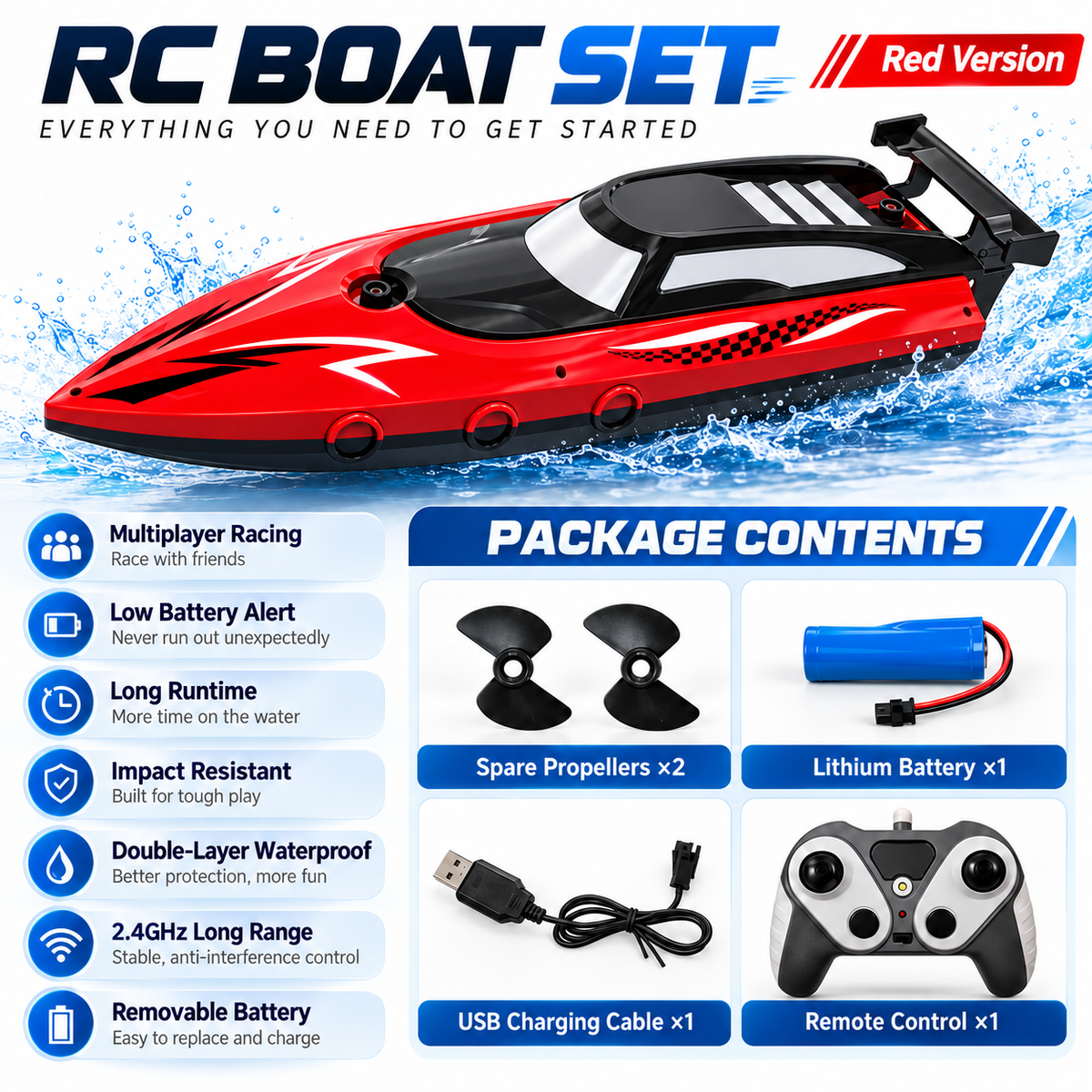 RC Speed Jet Boat